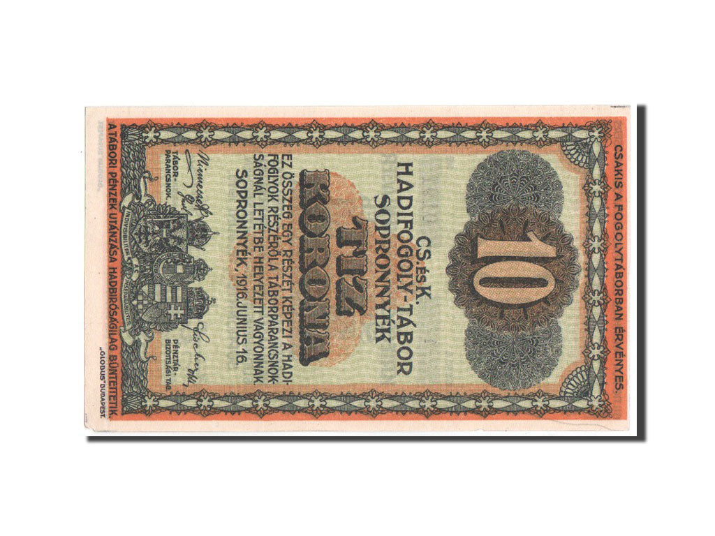 Banknote, Hungary, 10 Kronen, 1916, Undated, UNC(63)