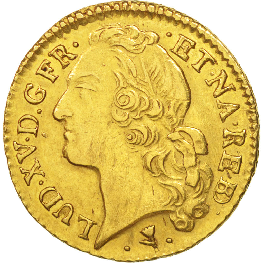 France, Louis XV, Louis d'or de Béarn au bandeau, 1766, Pau, PCGS AU55, KM:514