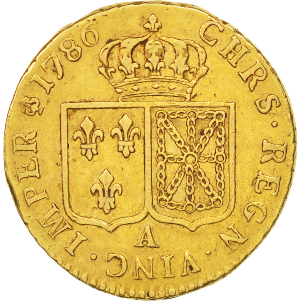 Monnaie, France, Louis XVI, Louis d'or à la tête nue, Louis d'Or, 1786, Paris