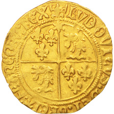 Coin, France, Louis XII, Ecu d'or, Montélimar, VF(30-35), Gold, Duplessy:654