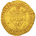 Coin, France, Charles VIII, Ecu d'or, Poitiers, EF(40-45), Gold, Duplessy:575A