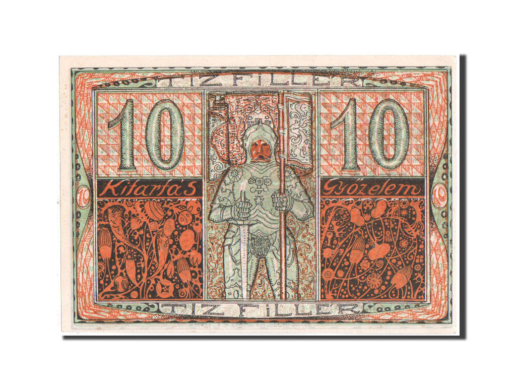 Banknote, Hungary, 10 Filler, 1919, Undated, UNC(65-70)