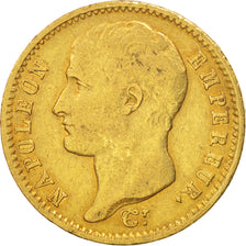 Coin, France, Napoléon I, 20 Francs, 1807, Paris, VF(30-35), Gold, KM:A687.1