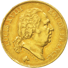 Monnaie, France, Louis XVIII, Louis XVIII, 40 Francs, 1816, Perpignan, TTB, Or