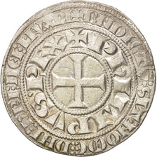 Coin, France, Philippe III, Gros Tournois, AU(50-53), Silver, Duplessy:202