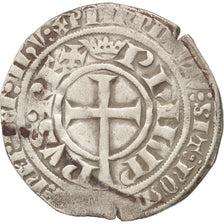 France, Philippe VI, Gros à la queue, VF(30-35), Billon, Duplessy:265