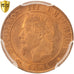 Frankreich, Napoleon III, Centime, 1861, Paris, PCGS, MS66RD