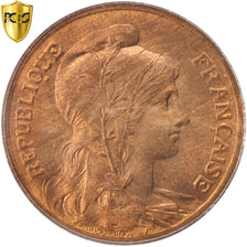 Francia, Dupuis, 5 Centimes, 1901, Paris, PCGS, MS65RB, FDC, Bronzo, KM:842
