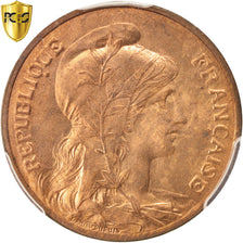 France, Dupuis, 5 Centimes, 1908, Paris, PCGS, MS65RB, MS(65-70), Bronze