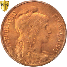 France, Dupuis, 5 Centimes, 1914, Paris, PCGS, MS66RD, FDC, Bronze, KM:842
