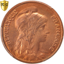 Francia, Dupuis, 5 Centimes, 1917, Paris, PCGS, MS65RD, FDC, Bronzo, KM:842