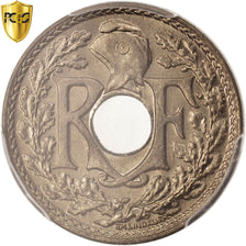 France, Lindauer, 5 Centimes, 1927, Paris, PCGS, MS67, MS(65-70), Copper-nickel
