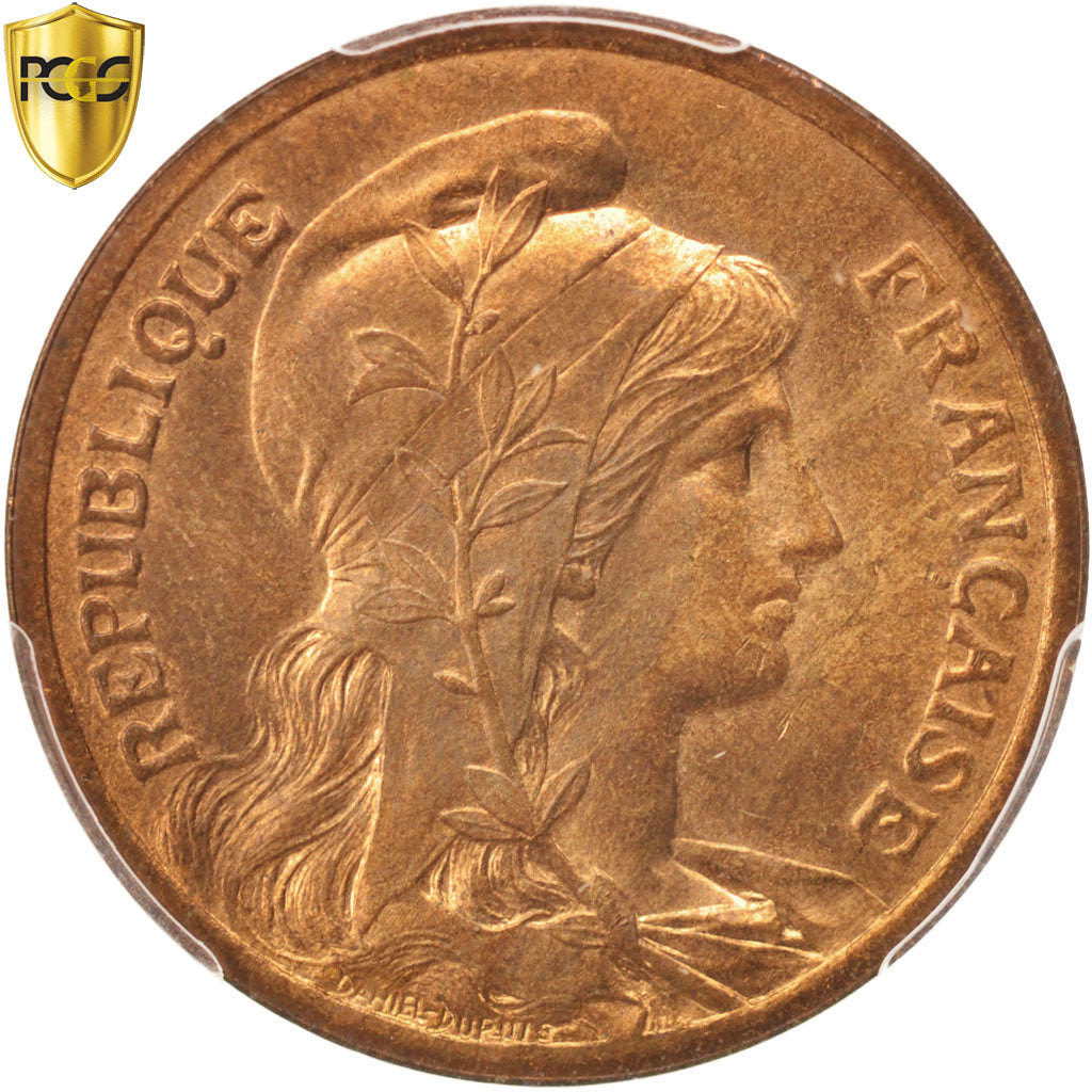 France, Dupuis, 10 Centimes, 1898, Paris, PCGS, MS65RB, MS(65-70), Bronze