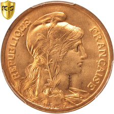 Francia, Dupuis, 10 Centimes, 1916, Madrid, PCGS, MS66RD, FDC, Bronce, KM:843