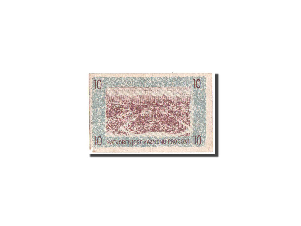 Banknote, Yugoslavia, 10 Filira, 1919, Undated, EF(40-45)
