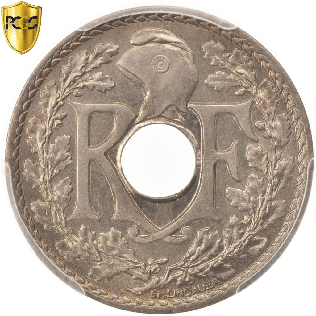 France, Lindauer, 25 Centimes, 1927, Paris, PCGS, MS66, MS(65-70)