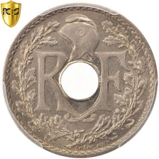 Francia, Lindauer, 25 Centimes, 1927, Paris, PCGS, MS66, FDC, Cobre - níquel