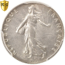 France, Semeuse, 50 Centimes, 1907, Paris, PCGS, MS64, MS(64), Silver, KM:854