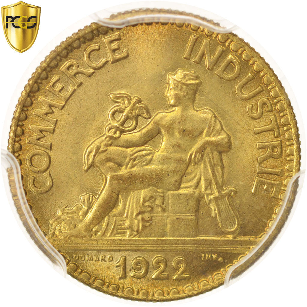 France, Chambre de commerce, 50 Centimes, 1922, Paris, PCGS, MS66, MS(65-70)