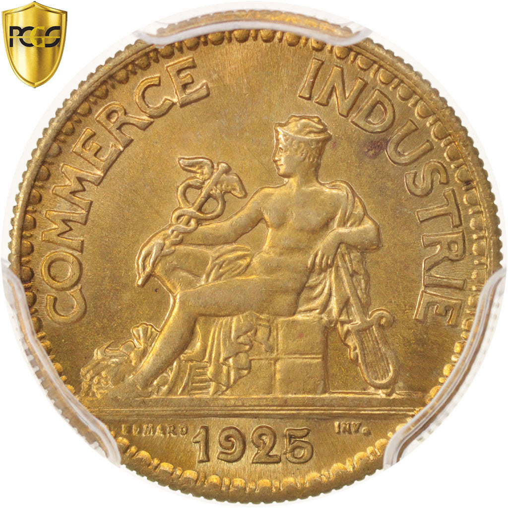 France, Chambre de commerce, 50 Centimes, 1925, Paris, PCGS, MS65, MS(65-70)