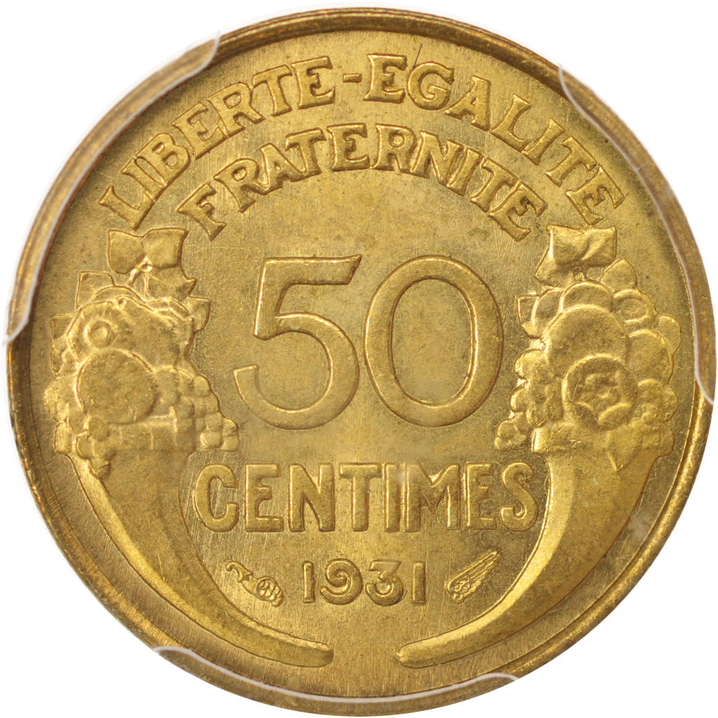 France, Morlon, 50 Centimes, 1931, Paris, PCGS, MS65, MS(65-70)