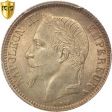 France, Napoleon III, Franc, 1867, Paris, PCGS, MS65, MS(65-70)