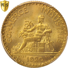 France, Chambre de commerce, Franc, 1920, Paris, PCGS, MS65, MS(65-70)