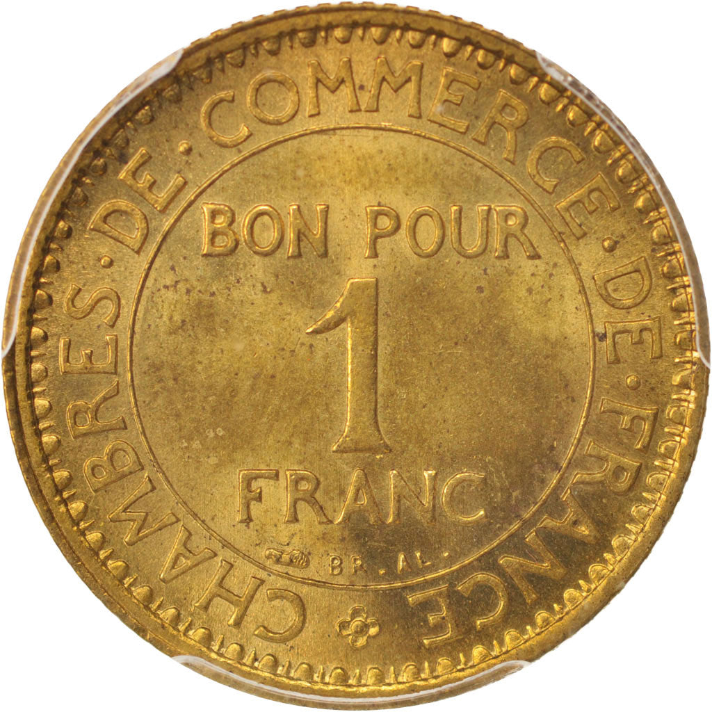France, Chambre de commerce, Franc, 1920, Paris, PCGS, MS65, MS(65-70)