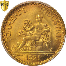 France, Chambre de commerce, Franc, 1921, Paris, PCGS, MS67, MS(65-70)