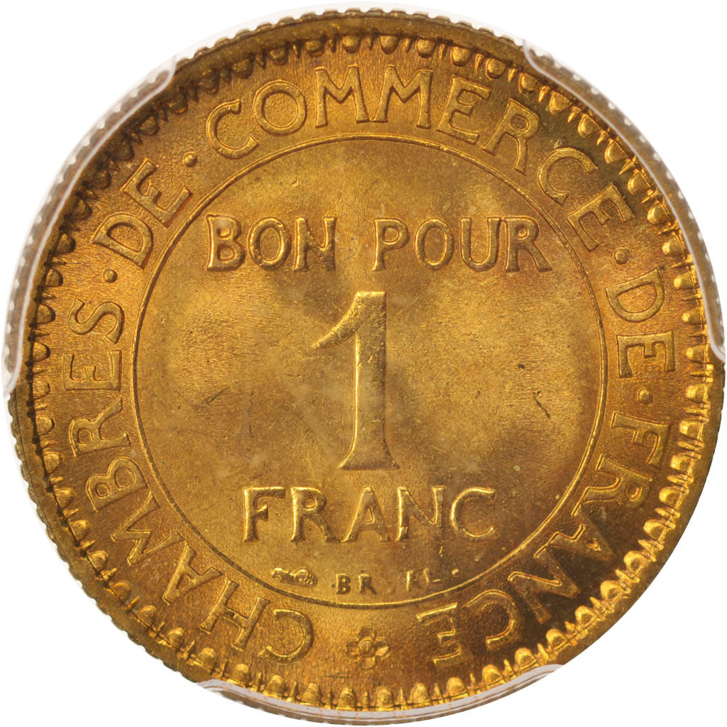 France, Chambre de commerce, Franc, 1921, Paris, PCGS, MS67, MS(65-70)