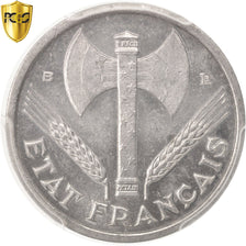 Frankreich, Bazor, Franc, 1943, Beaumont-le-Roger, PCGS, MS63, STGL, Aluminium