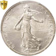 France, Semeuse, 2 Francs, 1914, Castelsarrasin, PCGS, MS65, MS(65-70), Silver