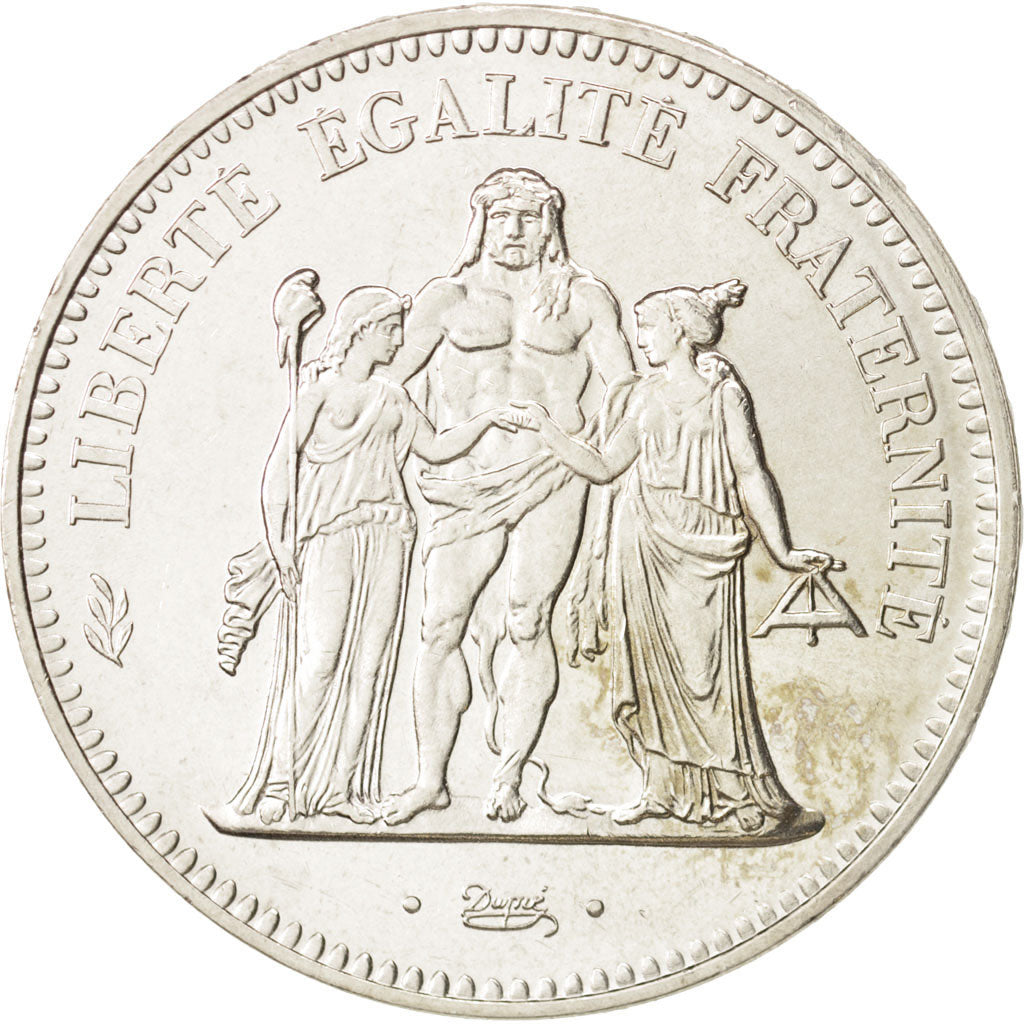 France, Hercule, 50 Francs, 1974, Paris, MS(60-62), Silver, KM:941.2