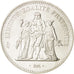 Coin, France, Hercule, 50 Francs, 1974, Paris, MS(64), Silver, KM:941.2