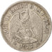 Chile, Peso, 1877, SS, Silber, KM:142.1