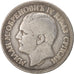 Moneda, Serbia, Milan I, 5 Dinara, 1879, BC+, Plata, KM:12