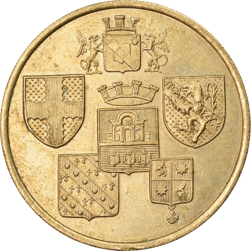 Francja, Medal, 1 Euro de l'Alliance Nord-Ouest, 1998, AU(55-58)