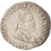 Francia, Henri IV, 1/2 Franc, 1603, Lyon, MBC, Plata, KM:14.2, Sombart:4778