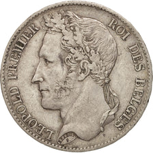 Belgium, Leopold I, 5 Francs, 5 Frank, 1849, Brussels, VF(30-35), Silver, KM:3.2