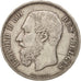Coin, Belgium, Leopold II, 5 Francs, 5 Frank, 1865, Brussels, EF(40-45), Silver