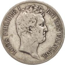 France, Louis-Philippe, 5 Francs, 1831, Lille, VF(30-35), Silver, KM:735.13