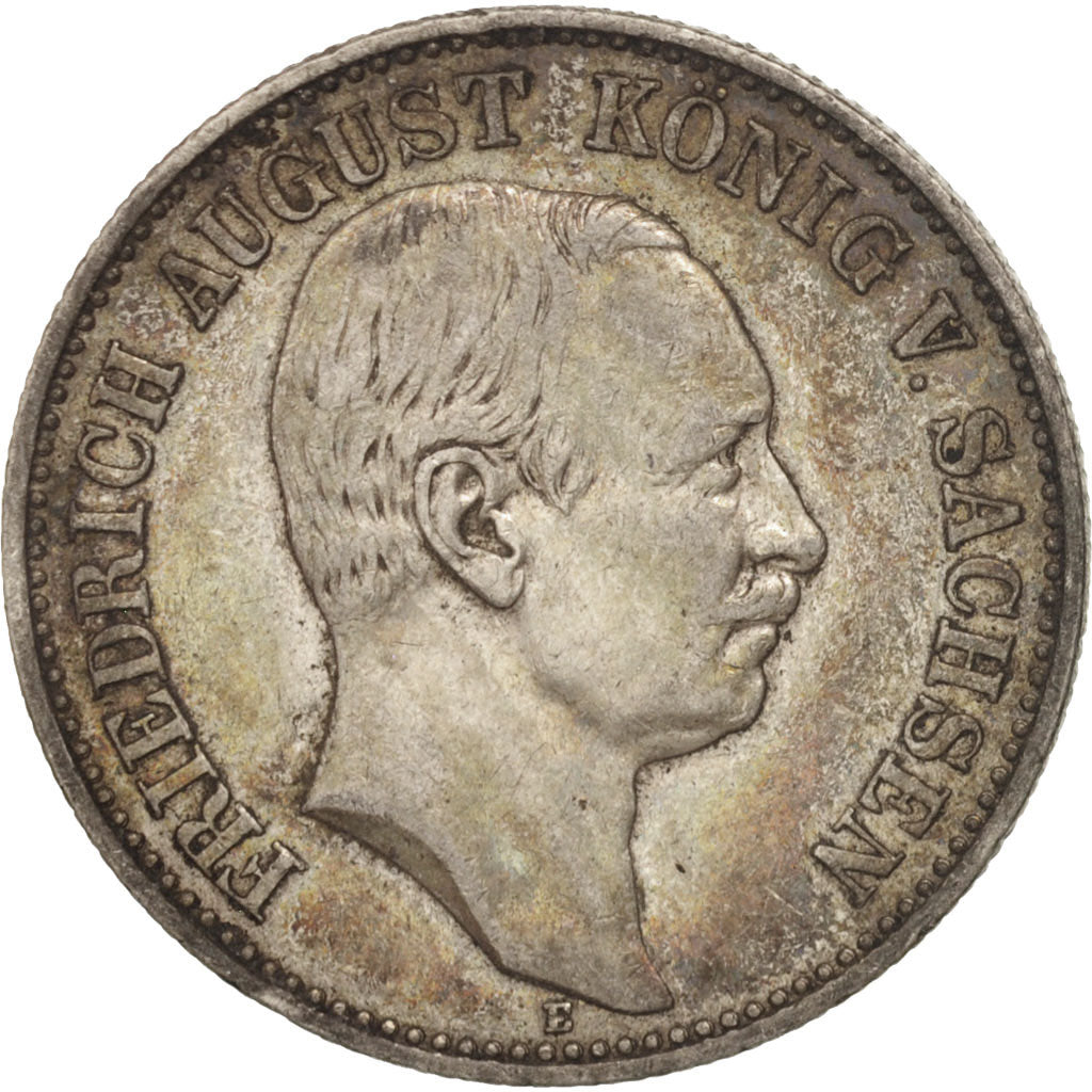 Coin, German States, SAXONY-ALBERTINE, Friedrich August III, 2 Mark, 1905