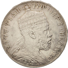 Ethiopia, Menelik II, Birr, 1897, Paris, EF(40-45), Silver, KM:5
