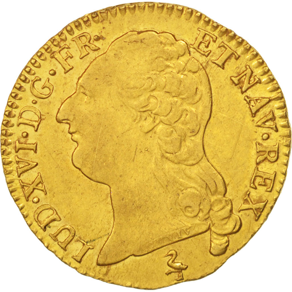 France, Louis XVI, Louis d'or à la tête nue, 1786, Paris, KM:591.1