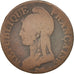 Moneta, Francja, Dupré, Decime, AN 4, Paris, VF(20-25), Bronze, KM:636.1