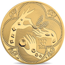 Francia, Monnaie de Paris, 50 Euro, Van Cleef & Arpels, 2016, FDC, Oro