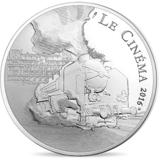 Moneta, Francia, Monnaie de Paris, 10 Euro, Jean Gabin, 2016, FDC, Argento