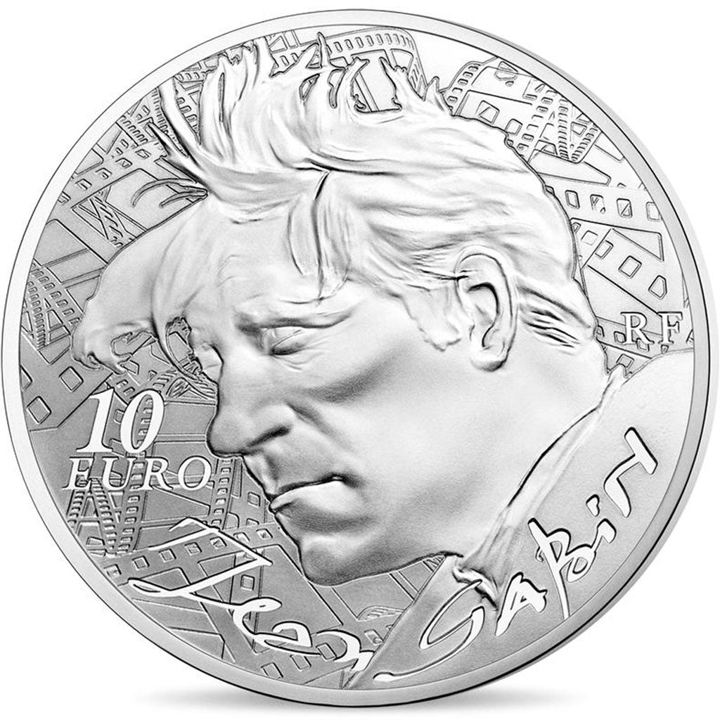 Coin, France, Monnaie de Paris, 10 Euro, Jean Gabin, 2016, MS(65-70), Silver
