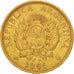 Argentina, Argentino, 1886, MBC, Oro, KM:31