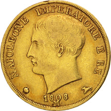 Munten, Italiaanse staten, KINGDOM OF NAPOLEON, Napoleon I, 20 Lire, 1808